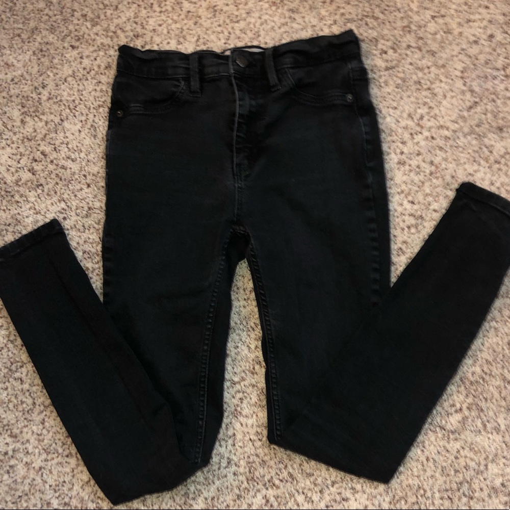 Free People Black Skinny Jeans